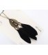 N1827 - Exotic feather tassel sweater chain necklace